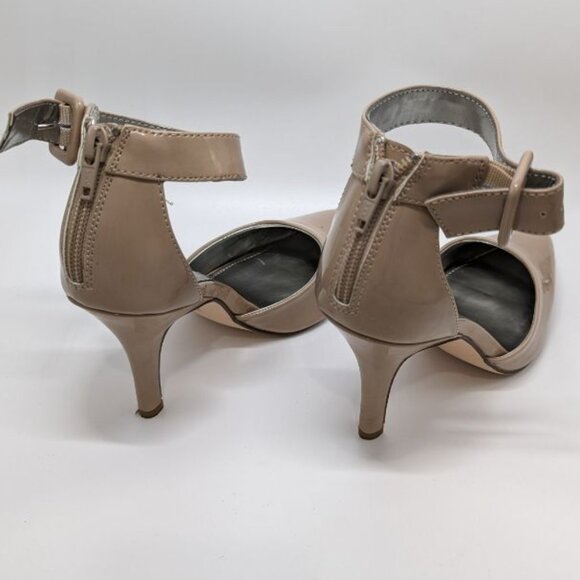 Style & Co Beige Ankle Strap Heels - Picture 2 of 3
